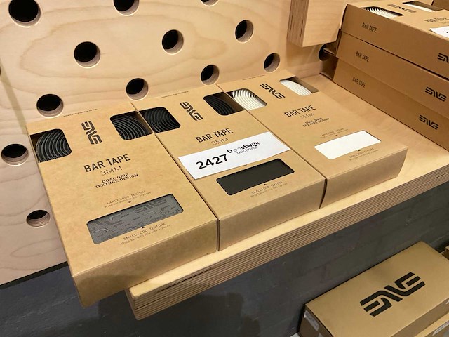 Enve bartape wit/zwart/grijs 3 mm stuurlint (3x) - afbeelding 3 van  5
