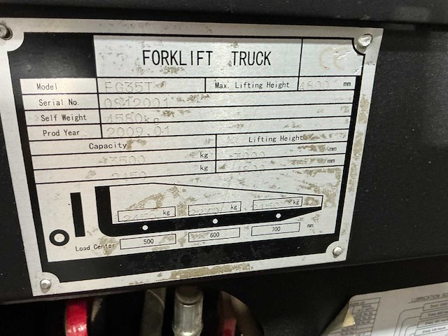 Ep - 2009 - fg35t - vorkheftruck - afbeelding 7 van  7
