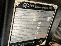 Ep - 2021 - epl 154 - elektrische palletwagen - 238 uur - afbeelding 4 van  12