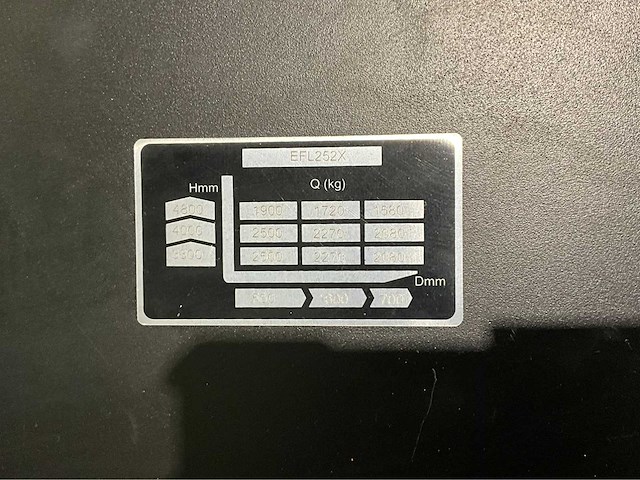 Ep - 2026 - efl 252 x - vorkheftruck - afbeelding 32 van  38