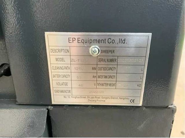Ep - 2026 - t1250 - zelfrijdende veegmachine - afbeelding 15 van  22