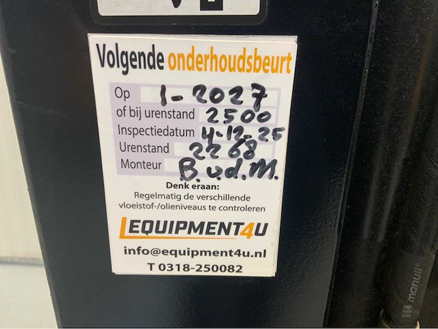 Ep - cpd18j - 4.5m triplex, free-lift, side-shift, 2274 uren - vorkheftruck - afbeelding 7 van  13