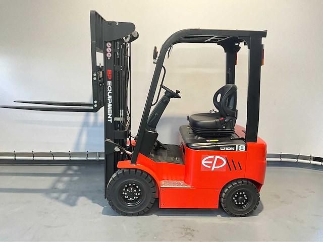 Ep - efl 181 - 4.8 meter triplex, li-ion, free-lift, side-shift - vorkheftruck - afbeelding 9 van  30