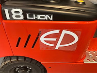 Ep - efl 181 - 4.8 meter triplex, li-ion, freelift - side-shift - vorkheftruck - afbeelding 7 van  27