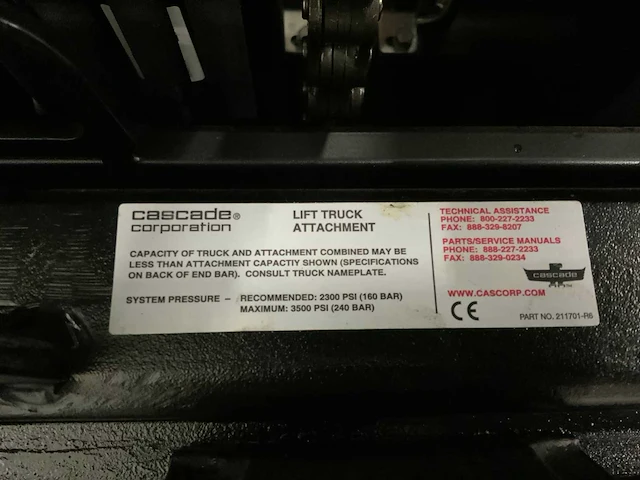 Ep - efl 252 x li-ion met cascade vorkenspreider - vorkheftruck - afbeelding 6 van  37