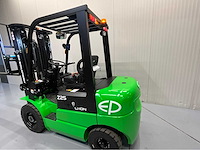 Ep - efxz-251 - 4,8 meter triplex - vorkenversteller -freelift - sideshift - 2500 kg vorkheftruck - 280ah li-ion accu - afbeelding 4 van  32