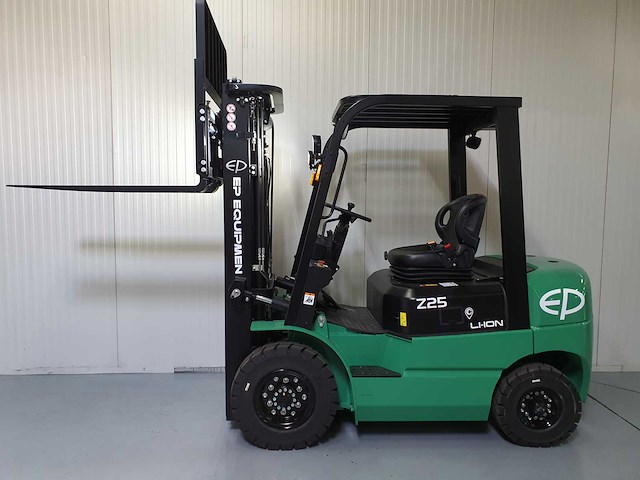 Ep - efxz-251 - 4,8 meter triplex, li-ion, free-lift, side-shift - vorkheftruck - afbeelding 7 van  19
