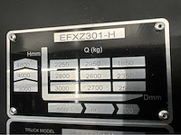 Ep - efxz-301-h - 4.8m triplex - li-ion - free-lift - side-shift - vorkheftruck - afbeelding 15 van  28
