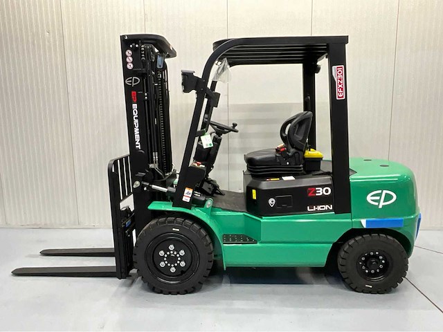 Ep - efxz-301-h - 4.8m triplex, li-ion, free-lift, side-shift - vorkheftruck 2026 - afbeelding 2 van  8