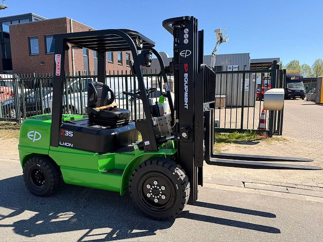 Ep - efxz351-h - 4.8m triplex, free-lift, side-shift - vorkheftruck - afbeelding 15 van  19