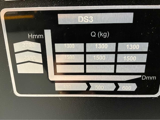 Ep - esl 2.7 meter - stapelaar li-ion batterij - interne acculader - 1500 kg - 2026 - afbeelding 5 van  13