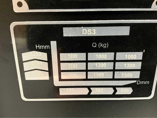 Ep - esl 3,3 meter stapelaar, li-ion batterij - 1500 kg - 2026 - afbeelding 6 van  14