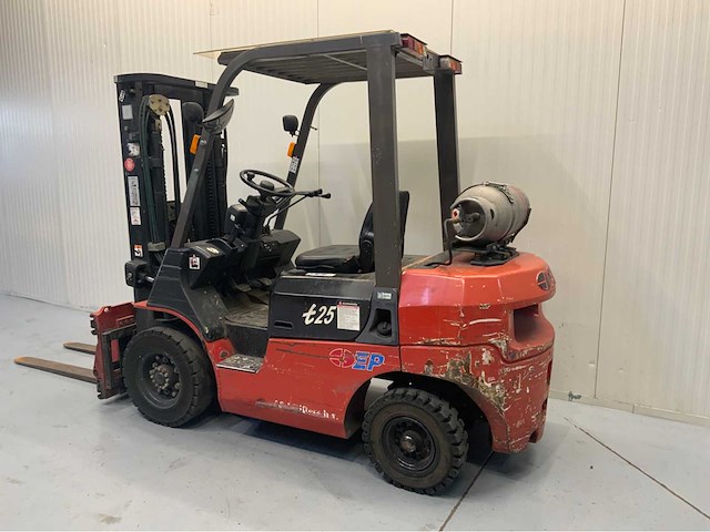 Ep - fg25t - 4.3m triplex, free-lift, side-shift, 2560 uren - vorkheftruck - afbeelding 8 van  14