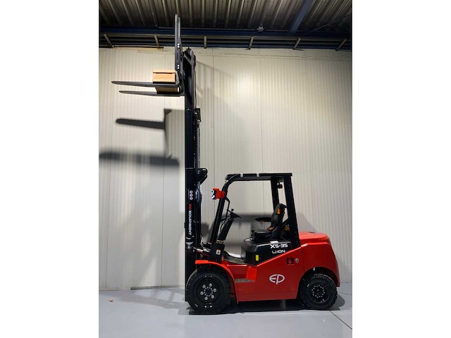 Ep 3500kg hefhoogte 4.8 meter - triplex, free-lift, side-shift vorkheftruck - afbeelding 8 van  14