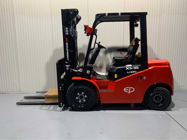 Ep 3500kg hefhoogte 4.8 meter - triplex, free-lift, side-shift vorkheftruck - afbeelding 5 van  14