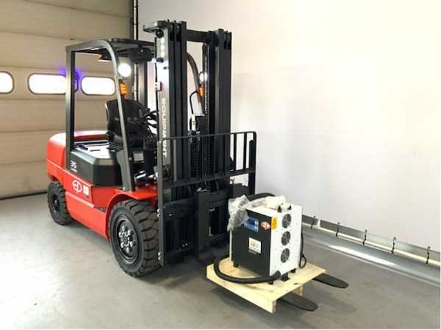 Ep efl-352 - 4.8 meter triplex, li-ion, free-lift, side-shift - vorkheftruck - afbeelding 16 van  27
