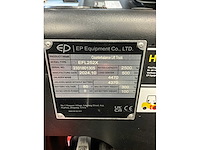 Ep efl252x vorkheftruck triplex- vorkensteller - lithium-ion accu - freelift - sideshift -495 uur - 2024 - afbeelding 6 van  21
