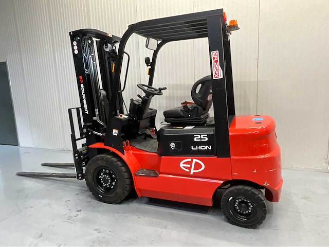 Ep efl252x vorkheftruck triplex- vorkensteller - lithium-ion accu - freelift - sideshift -495 uur - 2024 - afbeelding 17 van  21