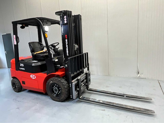 Ep efl252x vorkheftruck triplex- vorkensteller - lithium-ion accu - freelift - sideshift -495 uur - 2024 - afbeelding 20 van  21