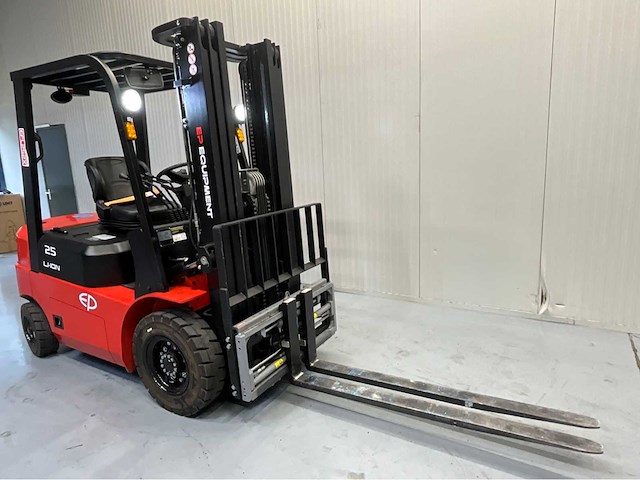 Ep efl252x vorkheftruck triplex- vorkensteller - lithium-ion accu - freelift - sideshift -495 uur - 2024 - afbeelding 21 van  21