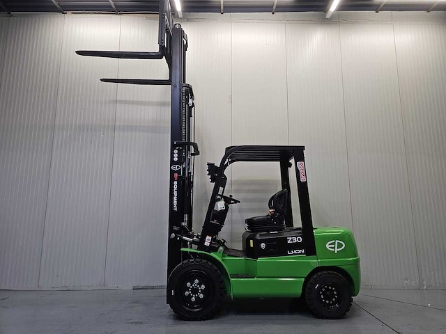 Ep efxz-301-h vorkheftruck -triplex - freelift - sideshift - li-ion - 2026 - 4.8m - afbeelding 24 van  25
