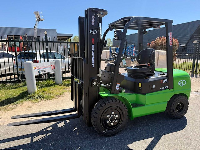 Ep efxz351-h vorkheftruck triplex - freelift - sideshift - 2026 - 4.8m - lithiumaccu - afbeelding 22 van  26