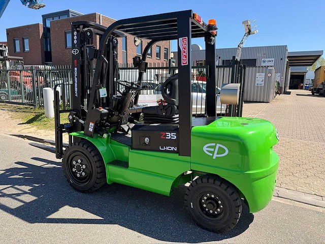 Ep efxz351-h vorkheftruck triplex - freelift - sideshift - 2026 - 4.8m - lithiumaccu - afbeelding 4 van  26