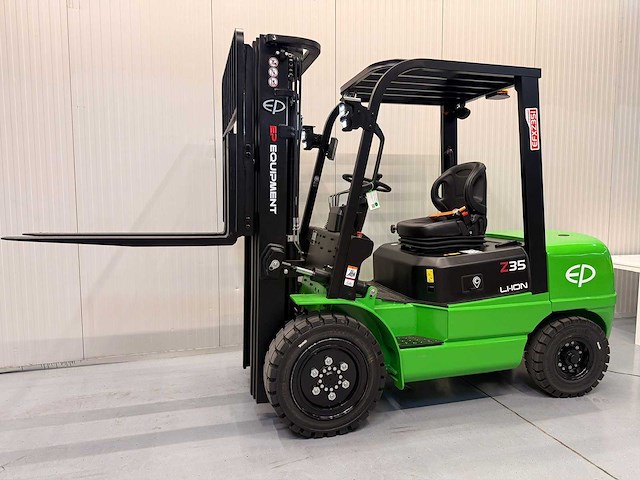 Ep efxz351-h vorkheftruck triplex - freelift - sideshift - 2026 - 4.8m - lithiumaccu - afbeelding 12 van  26