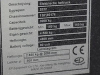 Ep equipment efl302 - 30 li-ion heftruck - afbeelding 20 van  39