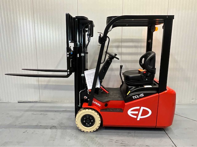 Ep tcl152 vorkheftruck - triplex - freelift - sideshift - bluespot - 4,3m - afbeelding 1 van  23