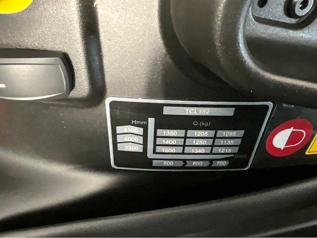 Ep tcl152 vorkheftruck - triplex - freelift - sideshift - bluespot - 4,3m - afbeelding 10 van  23