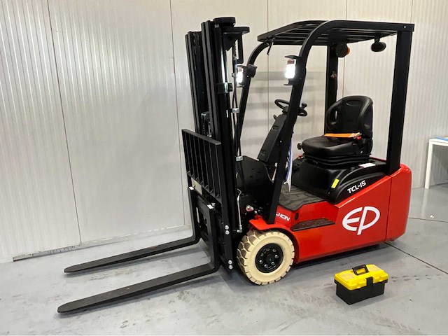 Ep tcl152 vorkheftruck - triplex - freelift - sideshift - bluespot - 4,5m - afbeelding 1 van  23