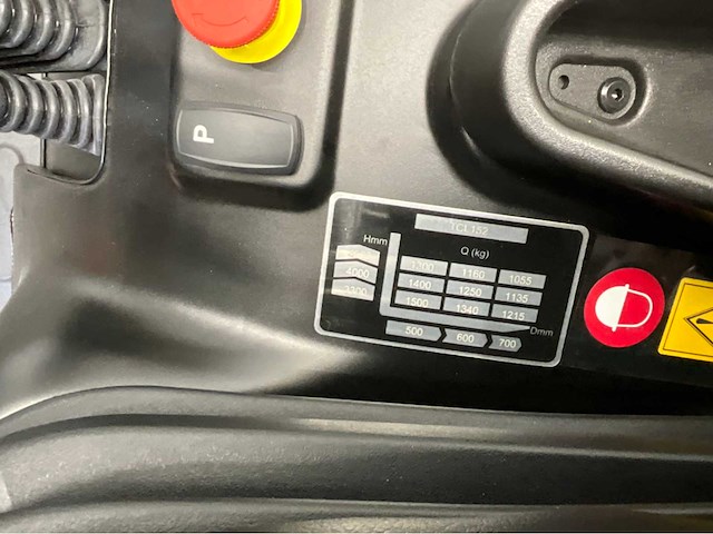 Ep tcl152 vorkheftruck - triplex - freelift - sideshift - bluespot - 4,5m - afbeelding 11 van  26