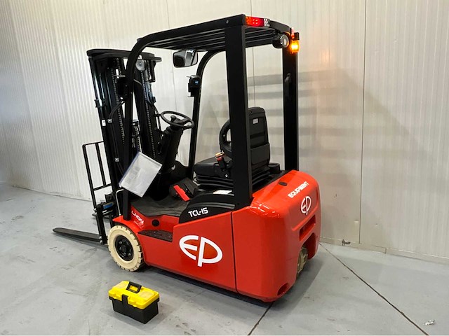 Ep tcl152 vorkheftruck triplex - freelift - sideshift - bluespot - 4,5m - afbeelding 1 van  26