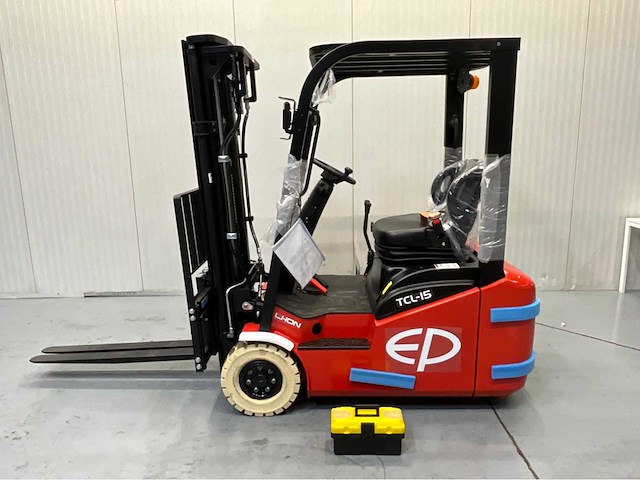 Ep tcl152 vorkheftruck triplex - freelift - sideshift - bluespot - 4,5m - afbeelding 14 van  26