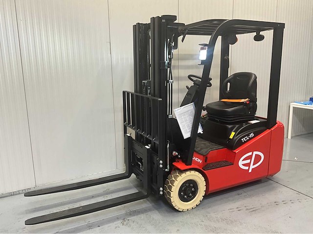 Ep tcl152 vorkheftruck triplex - freelift - sideshift - bluespot - 4,5m - afbeelding 15 van  26