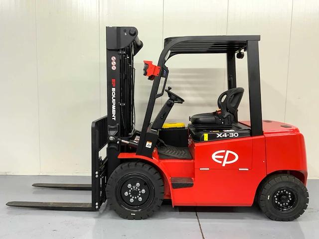 Ep x4-30 vorkheftruck - triplex - uitneembare accu's - freelift - sideshift - 4.8 meter - acculader - afbeelding 1 van  33