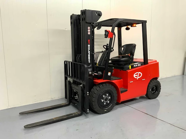 Ep x4-30 vorkheftruck - triplex - uitneembare accu's - freelift - sideshift - 4.8 meter - acculader - afbeelding 12 van  33