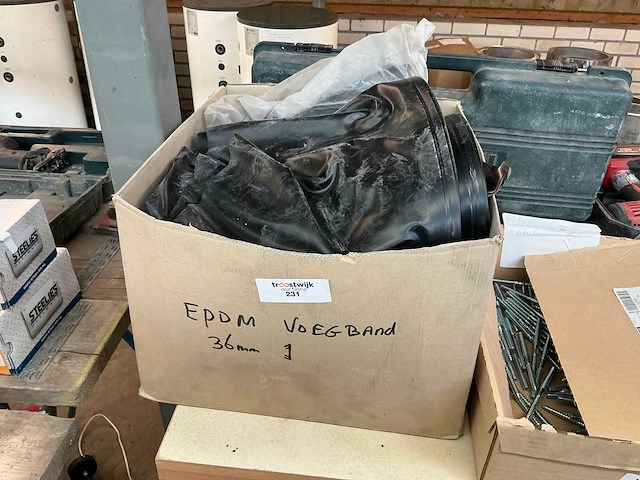 Epdm 1 doos met voegband - afbeelding 1 van  1