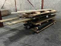 Epdm folie en partij hout