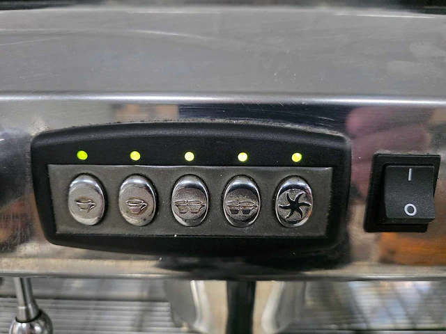 Epobar - new elegance mac29r - 2 pistons espressomachine - afbeelding 6 van  10