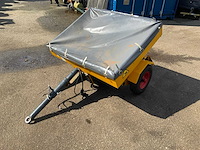 Epoke zoutstrooi aanhangwagen