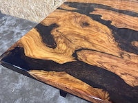 Epoxy boomstam eetkamertafel - afbeelding 3 van  20