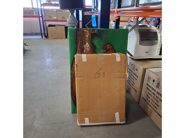 Epoxy tafel groen 90x60cm, 2025 - afbeelding 3 van  3