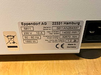 Eppendorf 5810 r high speed refrigerated laboratory centrifuge - afbeelding 4 van  5