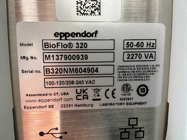 Eppendorf bioflow 320 bioreactor regelsysteem - afbeelding 5 van  5