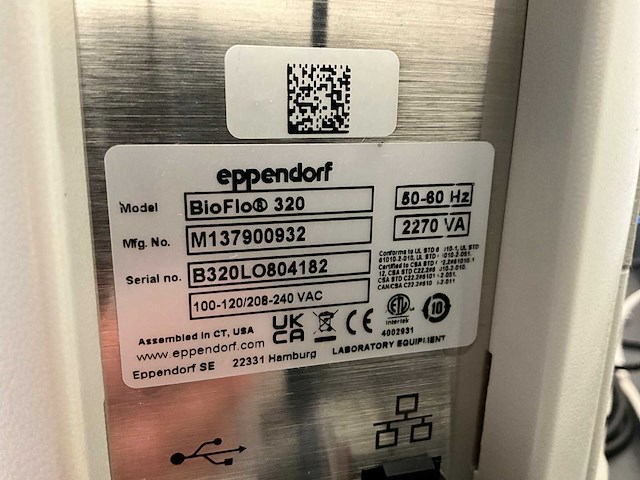 Eppendorf bioflow 320 bioreactor regelsysteem - afbeelding 13 van  14