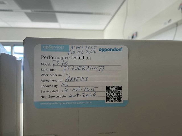 Eppendorf cryocube f570 ultra-lage temperatuur laboratoriumvriezer - afbeelding 8 van  8
