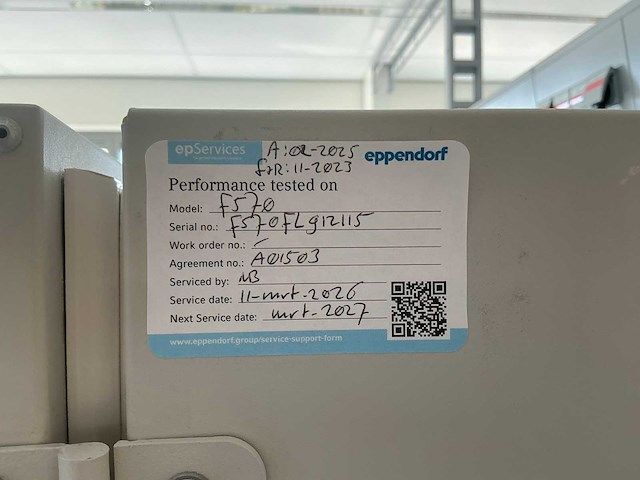 Eppendorf cryocube f570 ultra-lage temperatuur laboratoriumvriezer - afbeelding 4 van  8