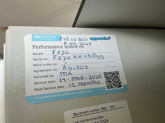 Eppendorf cryocube f570h-86 ultra-lage temperatuur laboratoriumvriezer - afbeelding 3 van  4